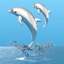 Metalmorphose - Keychain Dolphin Family