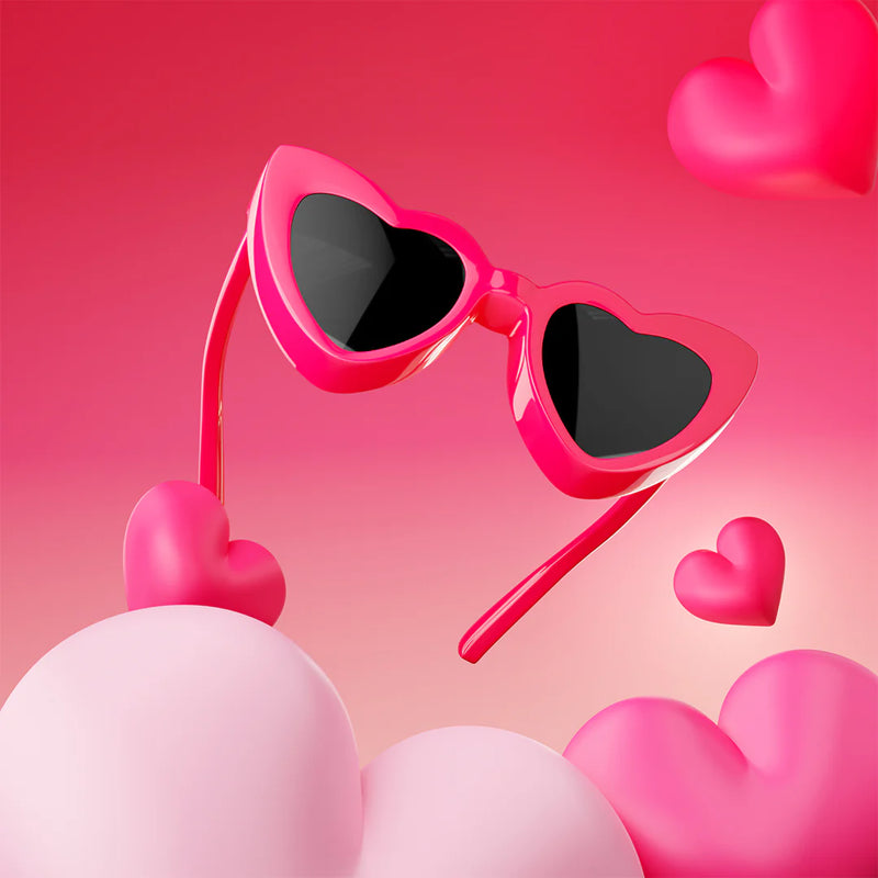 Metalmorphose - Keychain Heart Sunglasses