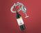 Metalmorphose - Keychain Red Wine & Glass