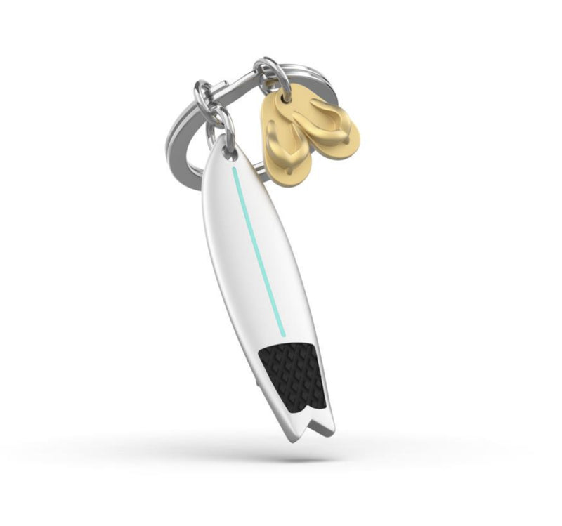 Metalmorphose - Keychain Surfboard & Flip-Flops