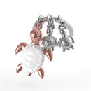 Metalmorphose - Keychain Turtle Family