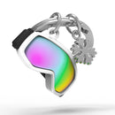 Metalmorphose - Keychain Goggles With Snowflake Charm