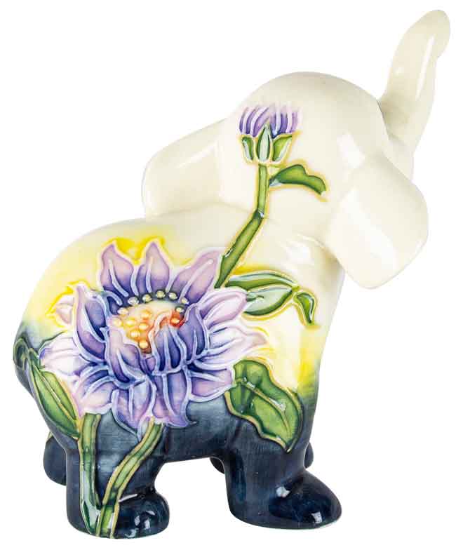 Old Tupton Ware - Flowers Purple Elephant