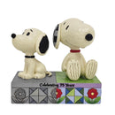 Peanuts by Jim Shore - 1950's & Today's Snoopy Back to Back