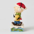Peanuts by Jim Shore - Charlie Brown & Snoopy Wearing Scarf