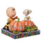 Peanuts by Jim Shore - Charlie Brown & Snoopy in Pumpkin Patch