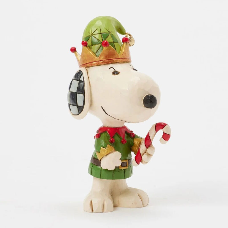 Peanuts by Jim Shore - Mini Snoopy Christmas Elf