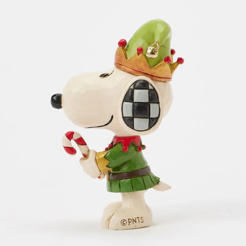 Peanuts by Jim Shore - Mini Snoopy Christmas Elf