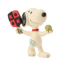 Peanuts by Jim Shore - Mini Snoopy Playing Pickleball