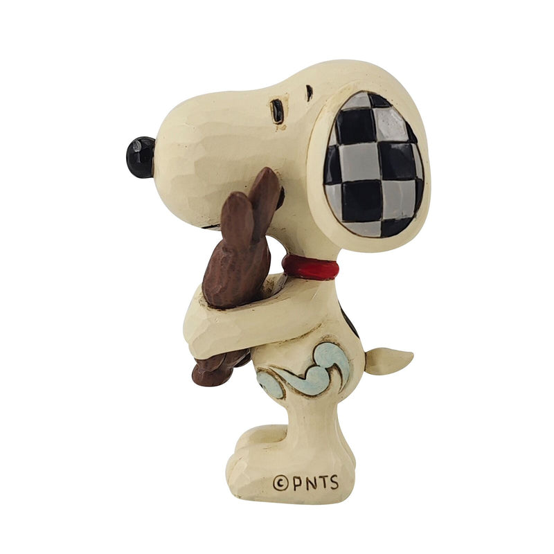 Peanuts by Jim Shore - Mini Snoopy With Chocolate Bunny