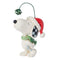 Peanuts by Jim Shore - Snoopy Christmas Hat With Mistletoe