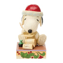 Peanuts by Jim Shore - Snoopy Christmas List Figurine