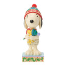 Peanuts by Jim Shore - Snoopy Hugging Woodstock Figurine