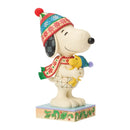 Peanuts by Jim Shore - Snoopy Hugging Woodstock Figurine