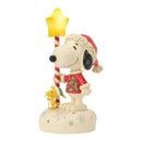 Peanuts by Jim Shore - Snoopy Light Up Star Staff Figurine