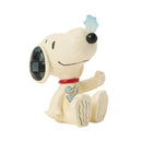 Peanuts by Jim Shore - Snoopy Snowflake on Nose Mini Figurine