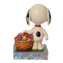 Peanuts by Jim Shore - Snoopy With Basket of Tulips