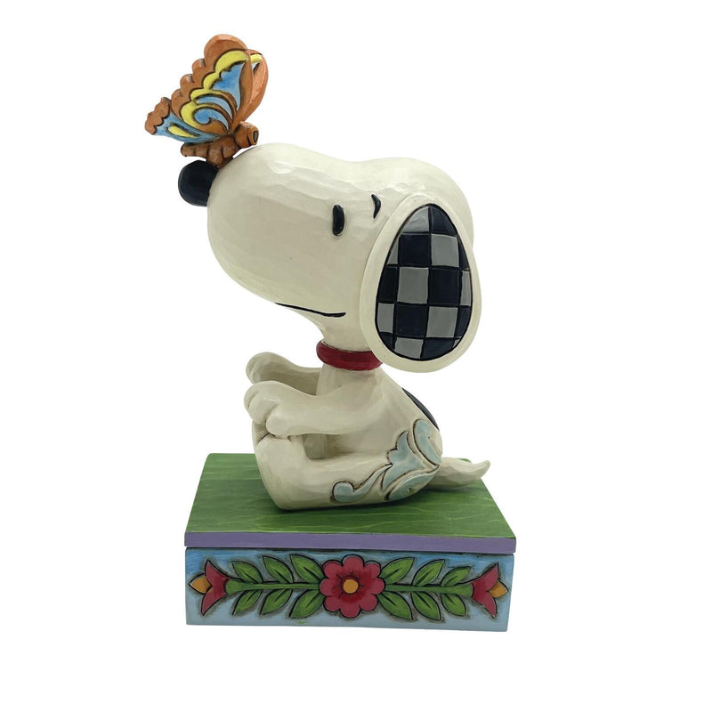 Peanuts by Jim Shore - Snoopy With Butterfly