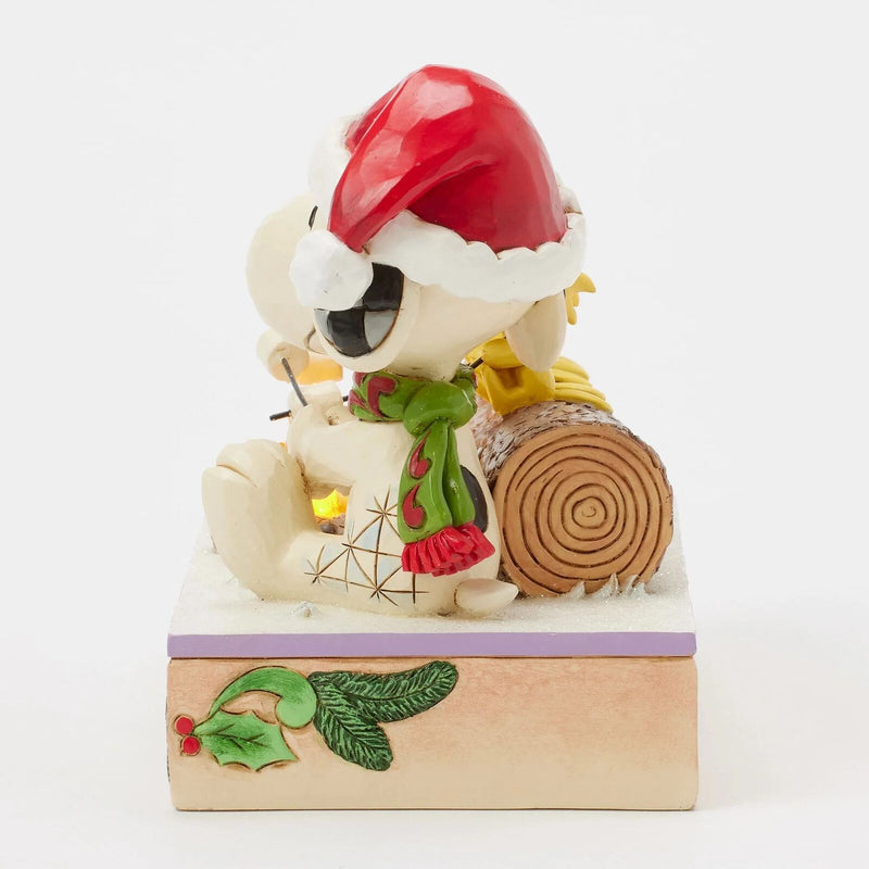 Peanuts by Jim Shore - Snoopy & Woodstocks Roasting LED