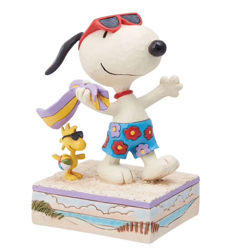 Peanuts by Jim Shore - Snoopy and Woodstock Beach Day