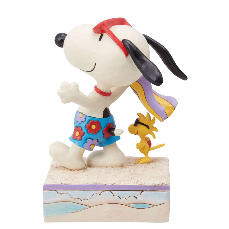 Peanuts by Jim Shore - Snoopy and Woodstock Beach Day