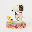 Peanuts by Jim Shore - Snoopy and Woodstock with Gifts