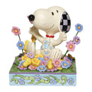 Peanuts by Jim Shore - Snoopy in Flowerbed