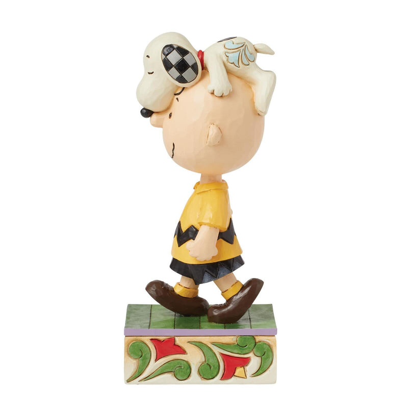 Peanuts by Jim Shore - Snoopy of Charlie Brown's Head