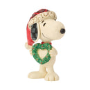 Peanuts by Jim Shore - Snoopy with Heart Wreath Mini Figurine