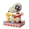 Peanuts by Jim Shore - Snoopy with Hearts Garland