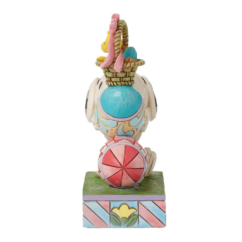 Peanuts by Jim Shore - Woodstock Stacked Easter Eggs