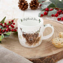 Royal Worcester Wrendale Designs - Highland Cow Mug