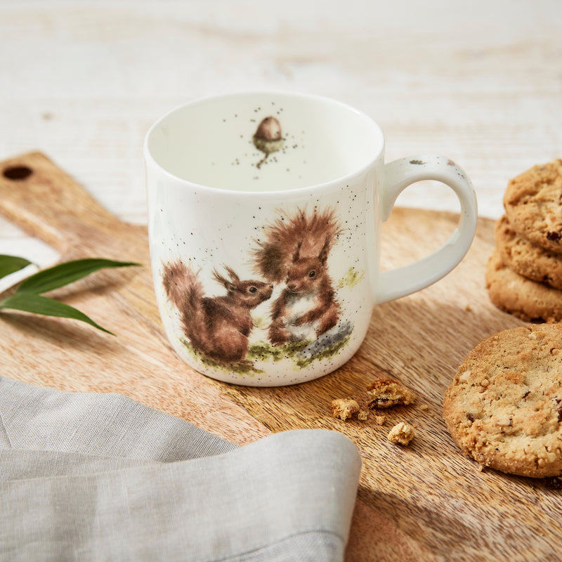 Royal Worcester Wrendale Designs - Squirrels Mug