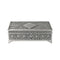 Russell Collection Giftware - Diamante Jewellery Box Pewter Finish Small