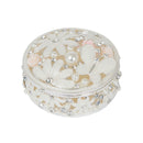 Russell Collection Giftware - Epoxy Trinket Box With Roses And Butterflies