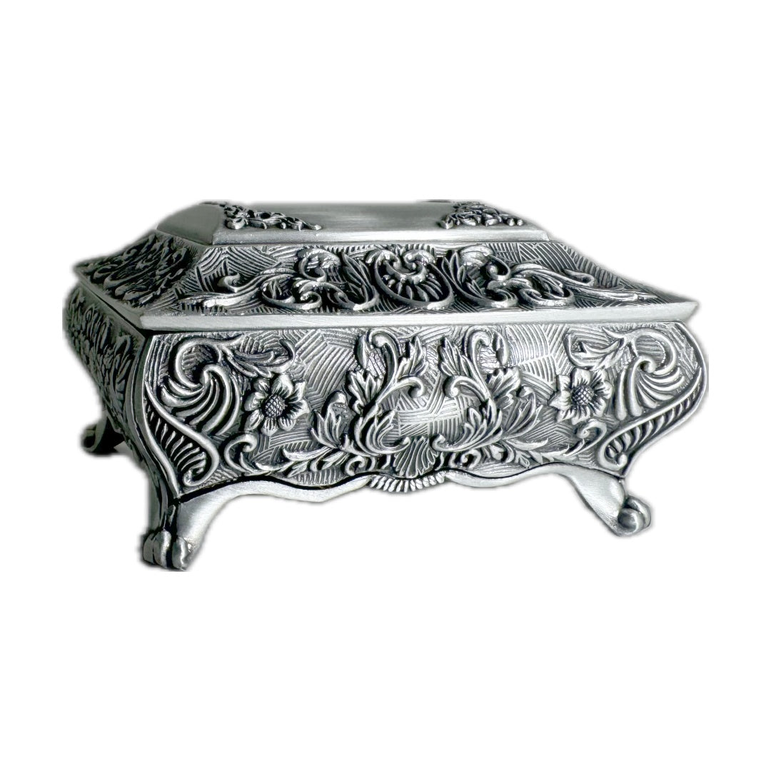Russell Collection Giftware - Footed Jewellery Box Floral – Bella Casa ...