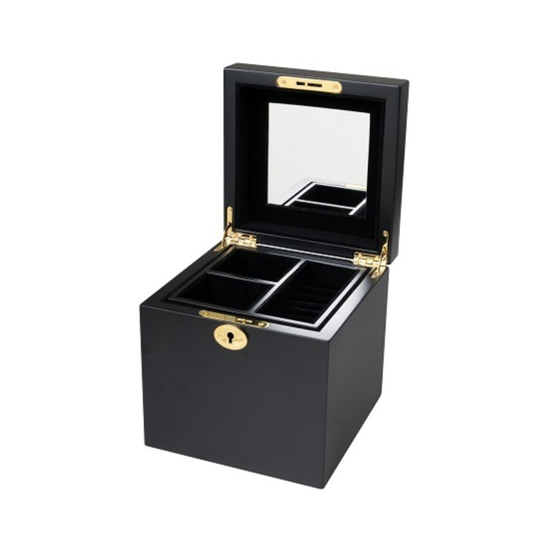 Russell Collection Giftware - Jewellery Box Black Whitney