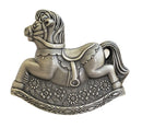 Russell Collection Giftware - Money Bank Rocking Horse Pewter Finish