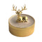 Russell Collection Giftware - Stage Trinket Box And Ring Holder Gold Finish