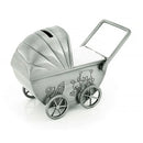 Russell Collection Giftware - Money Bank Pram Pewter Finish