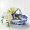 Spode Blue Italian - Handled Basket