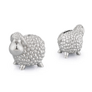 Whitehill Baby - Faux Silver Sheep Money Box