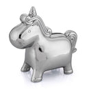 Whitehill Baby - Silver Finish Unicorn Money Box
