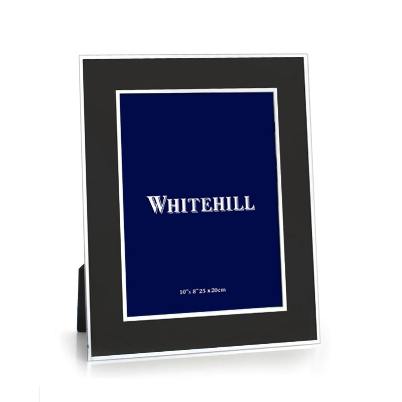 Whitehill Frames - Faux Silver Edge Matte Black Finish 8X10"