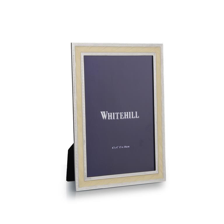 Whitehill Studio - Ivory/Enamel Finish Photo Frame 10cm x 15cm