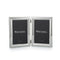 Whitehill Studio - Silver plated Beaded Double Photo Frame 10cm x 15cm