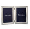 Whitehill Studio - Silverplated Beaded Double Photo Frame 13cm x 18cm
