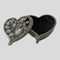 Pewter Heart-Shaped Jewelry Box