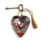 DEMDACO Art Heart - 10cm/4" Believe Santa