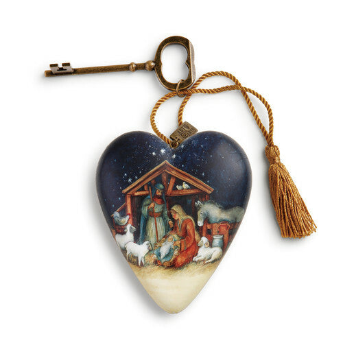 DEMDACO Art Heart - O Holy Night Nativity